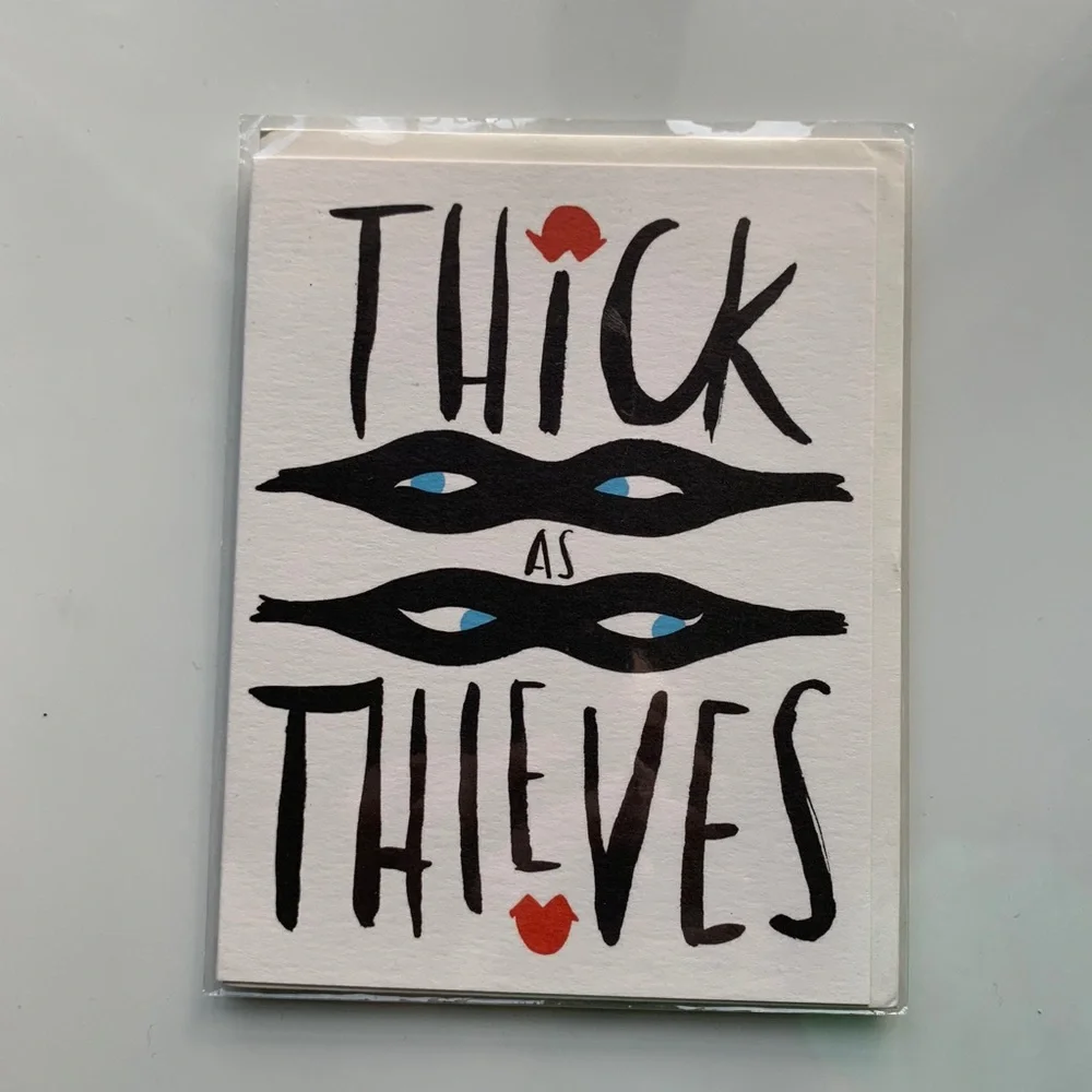 Idlewild Co Thick As Thieves Card Rifle Paper Co.